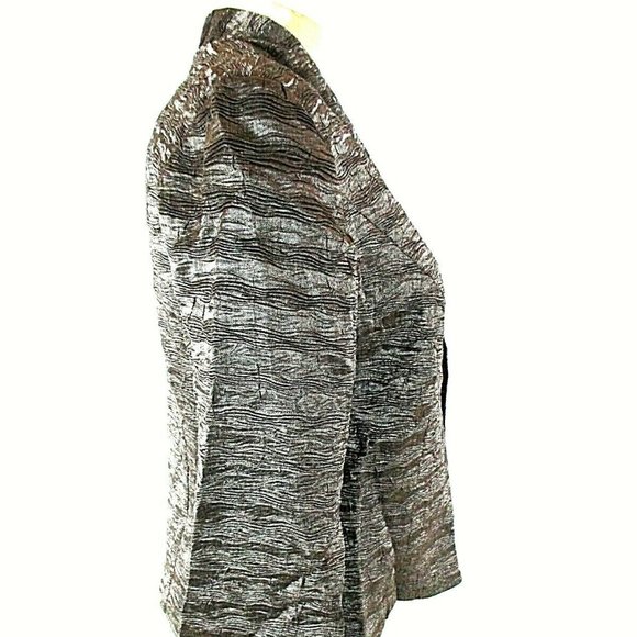KM Collections Milla Bell Women's 10 Gray Textured - Picture 5 of 11